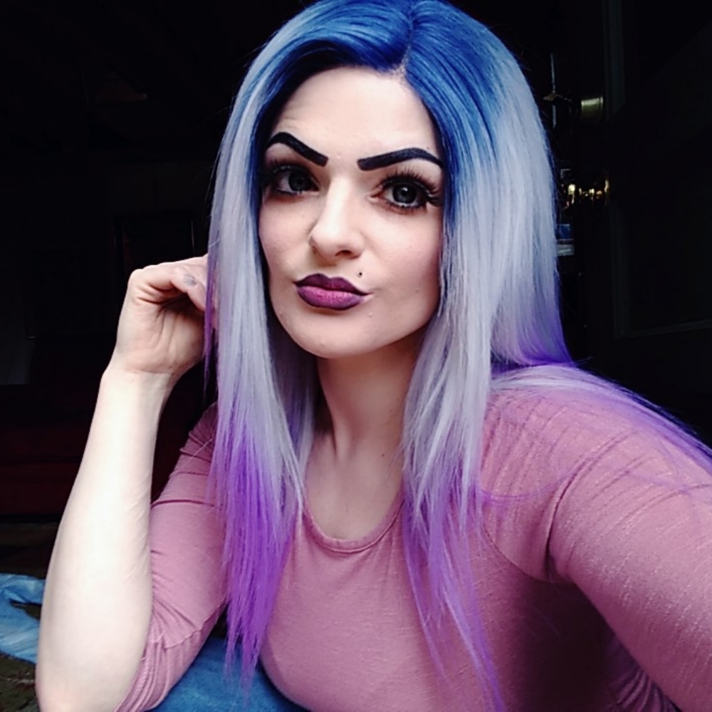 Lace front wig